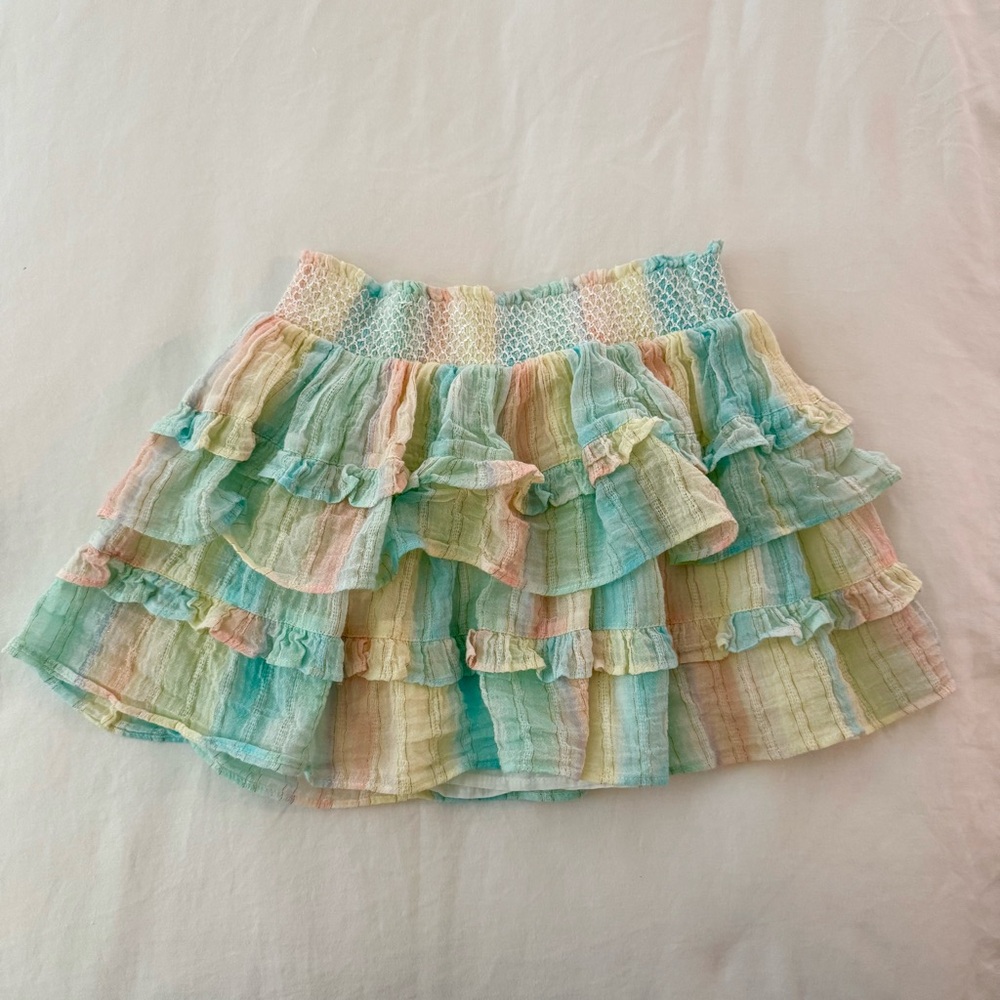 Loveshackfancy Billie girls skirt GUC sz 10